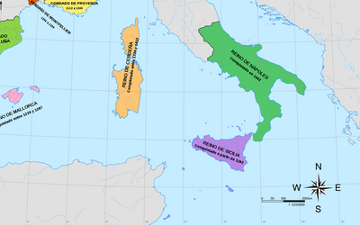 La Historia de España en los títulos de sus reyes (II): la expansión fuera de la Península